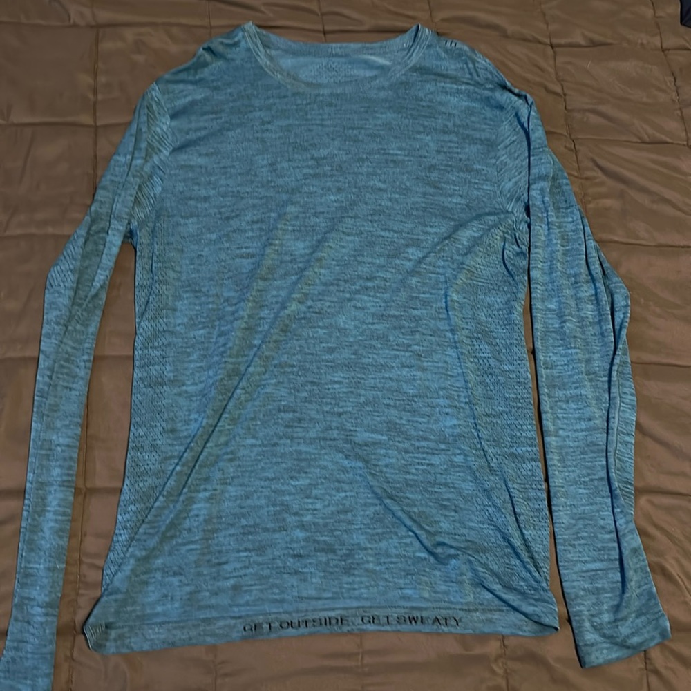 Blue Lululemon Athletic Long Sleeve